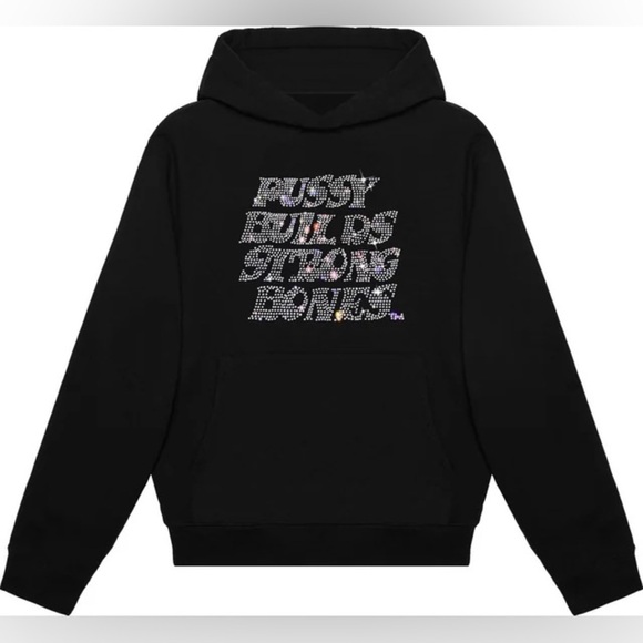 LA ROPA HOLLYWOOD RHINESTONE HOODIE - Picture 4 of 4